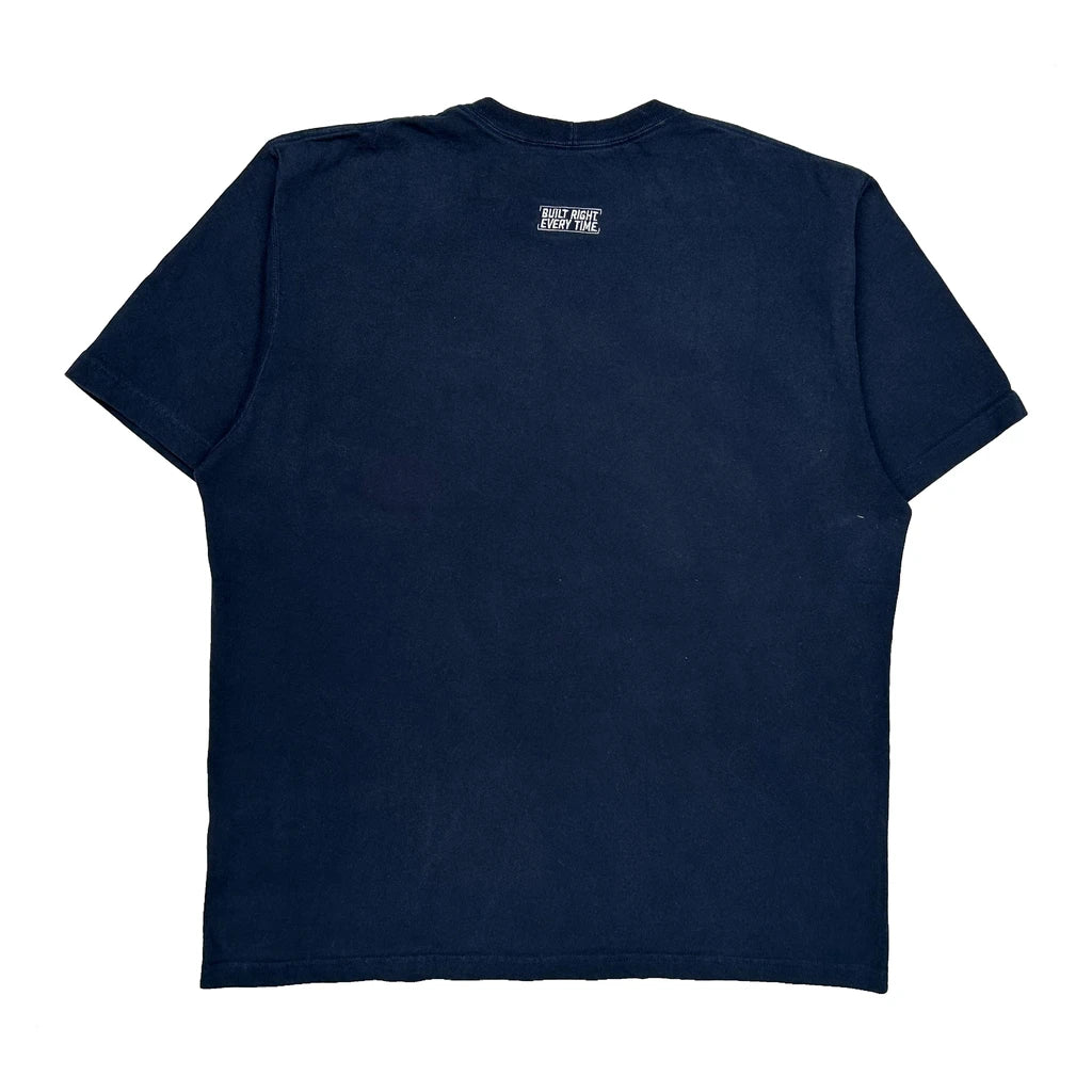 Metal Craft Riverside Carhartt T-Shirt - Large Navy Cotton - Image 2