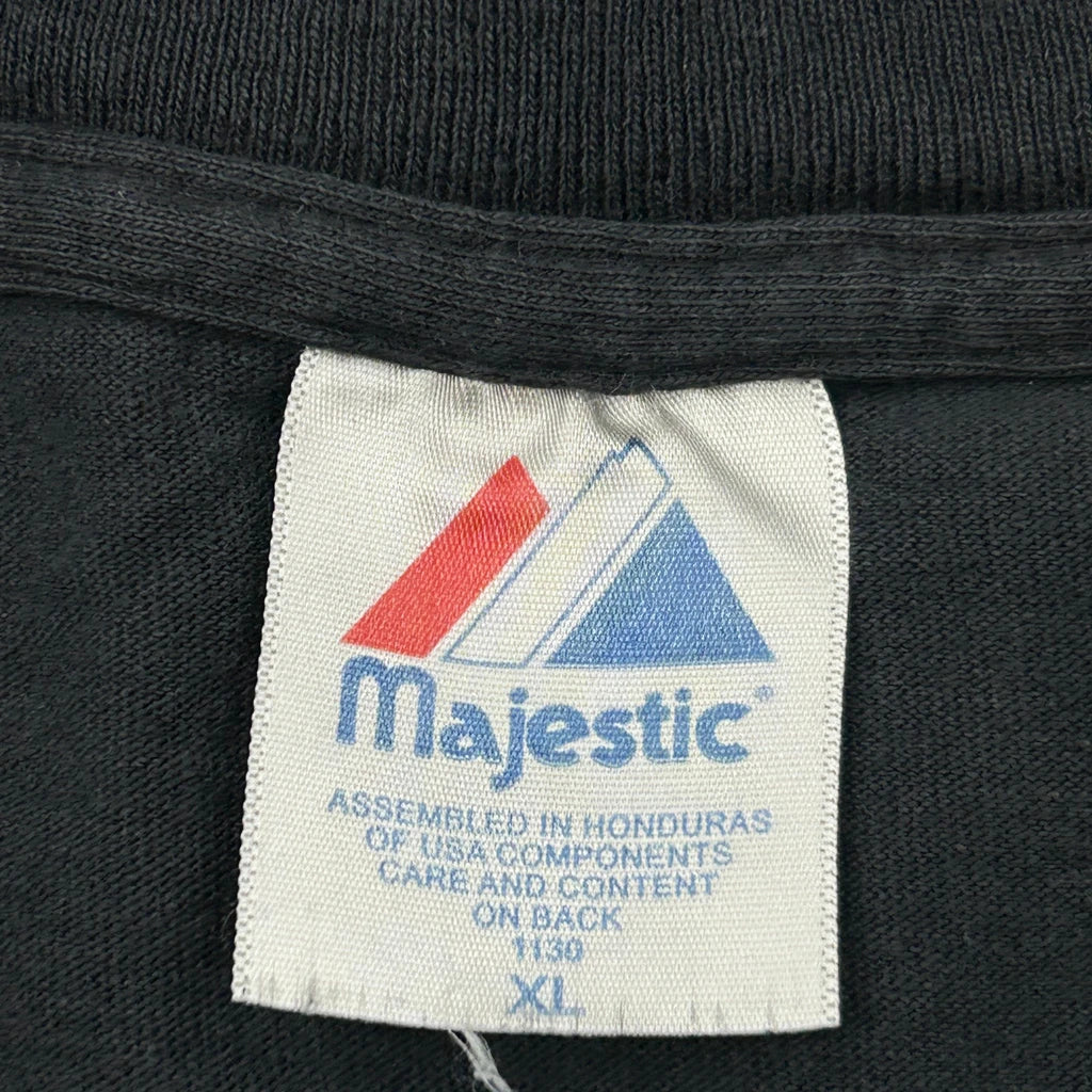 Mets Majestic T-Shirt - XL Black Cotton - Image 3