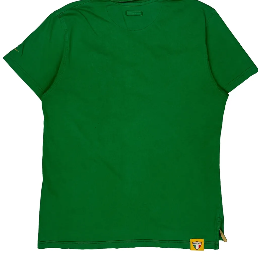 Mexico Nike Football Polo Shirt - Large Green Cotton - Image 7