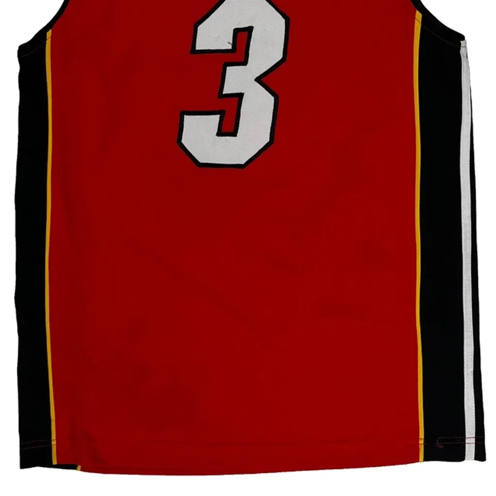 Miami Heat Adidas Nba Jersey - Medium Red Polyester - Image 6