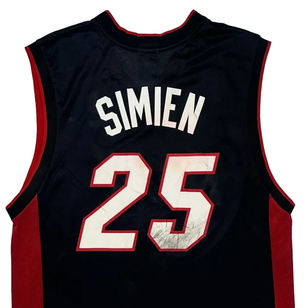 Miami Heat Reebok Simien Nba Jersey - Large Black Nylon - Image 7
