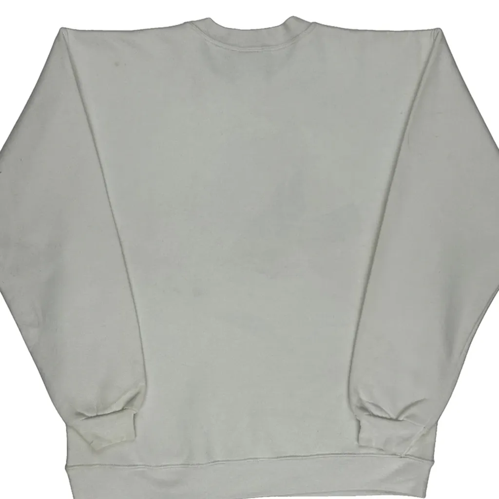 Miami Planet Hollywood Graphic Sweatshirt - Medium White Cotton Blend - Image 7