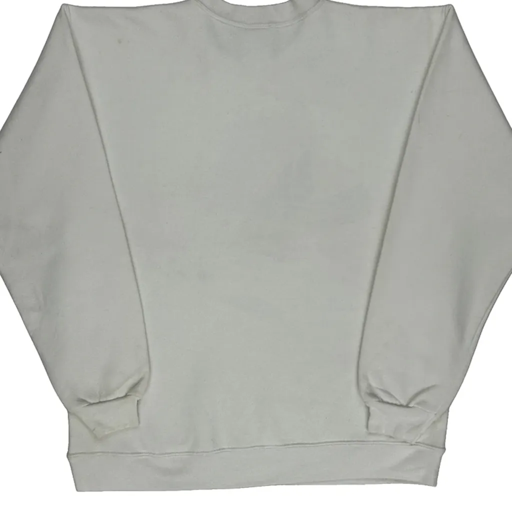 Miami Planet Hollywood Graphic Sweatshirt - Medium White Cotton Blend - Image 8