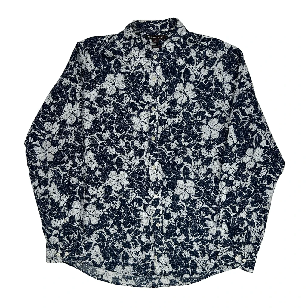 Michael Kors Shirt - XL Blue Cotton