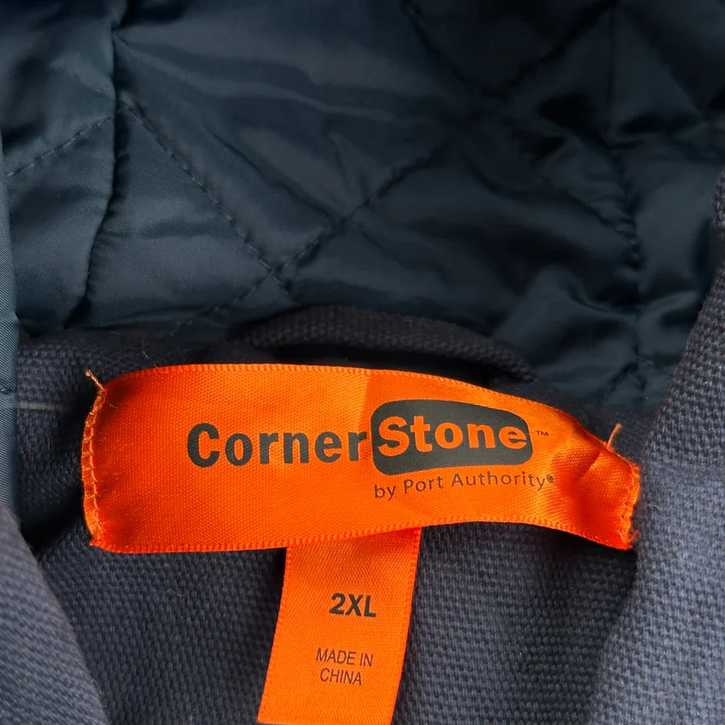 Michelin Corner Stone Workwear Jacket - 2XL Navy Cotton Blend - Image 3