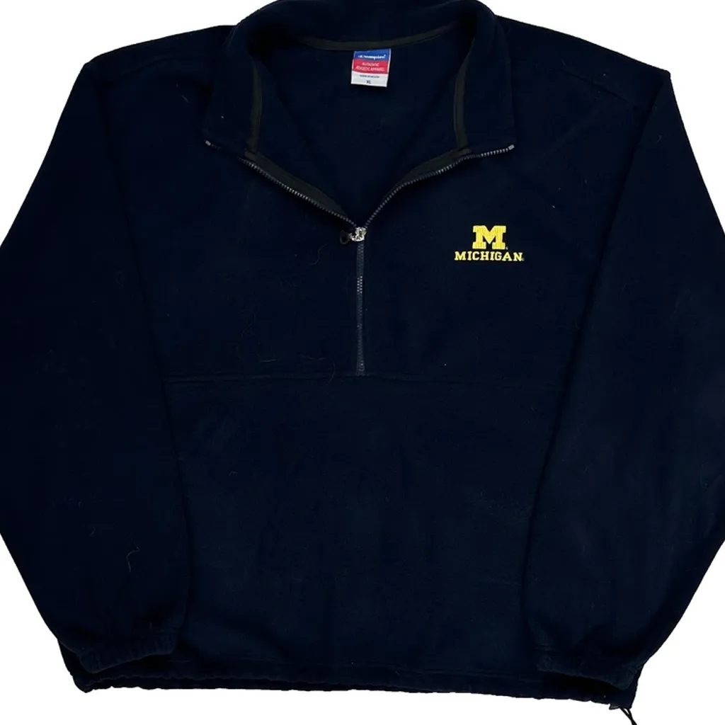 Michigan Champion College Fleece - XL Navy Polyester - Image 5