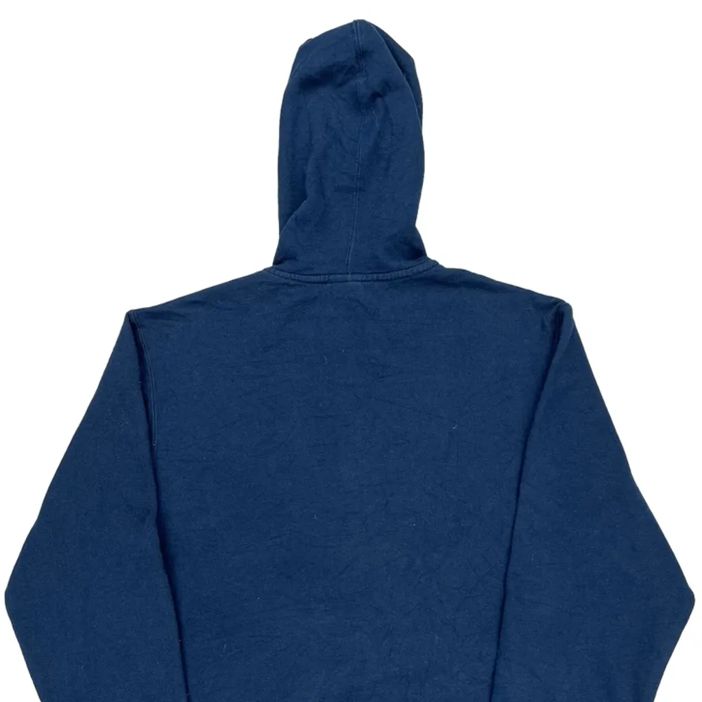 Michigan Football Adidas College Hoodie - Large Blue Cotton - Image 6