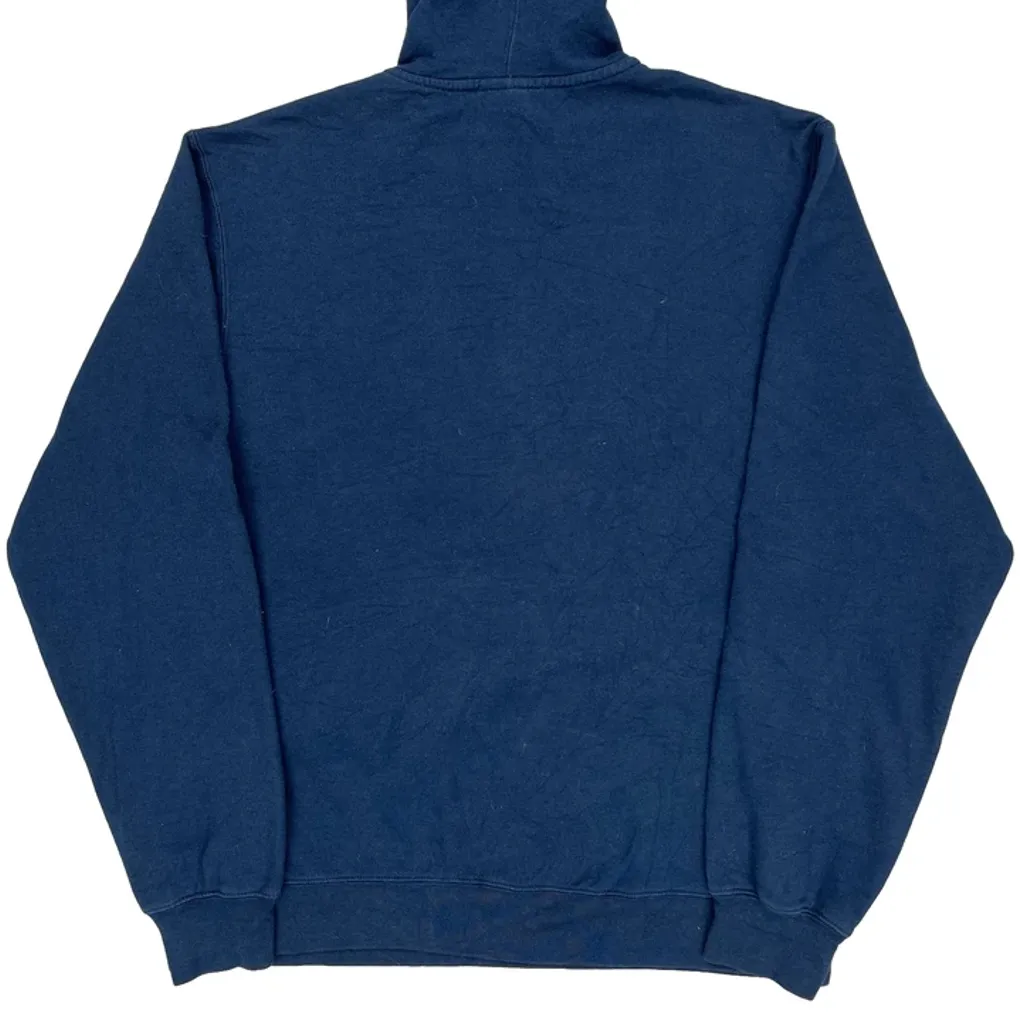Michigan Football Adidas College Hoodie - Large Blue Cotton - Image 7