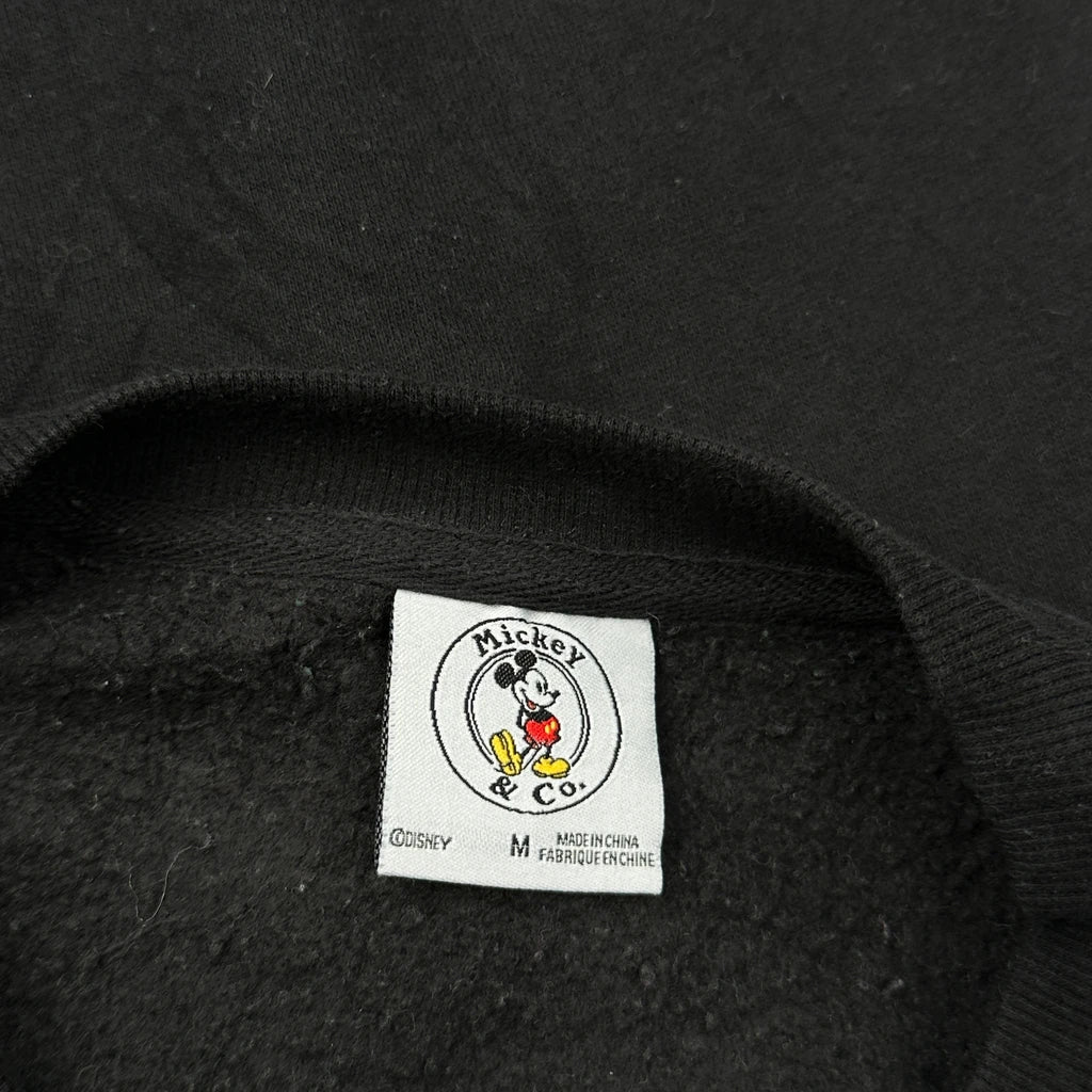Mickey & Co. Cartoon Sweatshirt - Medium Black Cotton - Image 3