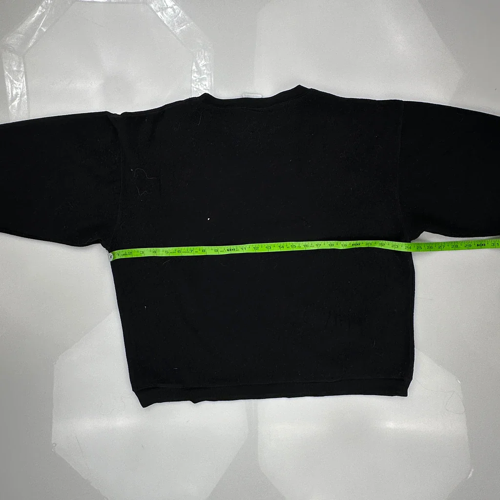 Mickey & Co. Cartoon Sweatshirt - Large Black Cotton - Image 3