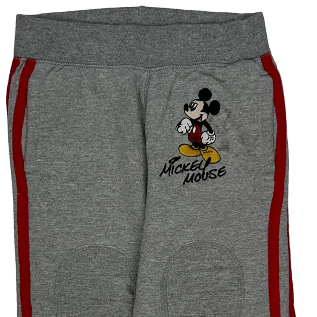 Mickey Mouse Disney Cartoon Joggers - 2XS Grey Cotton Blend - Image 7
