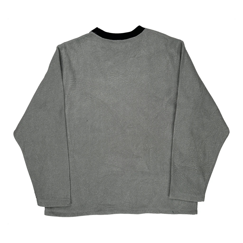 Mickey Mouse Disney Cartoon Long Sleeve T-Shirt - Medium Gray Polyester - Image 2