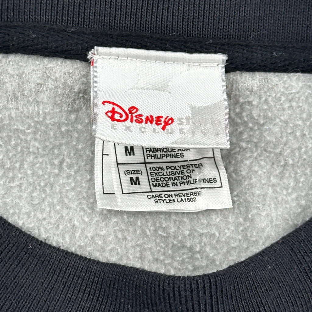 Mickey Mouse Disney Cartoon Long Sleeve T-Shirt - Medium Gray Polyester - Image 3