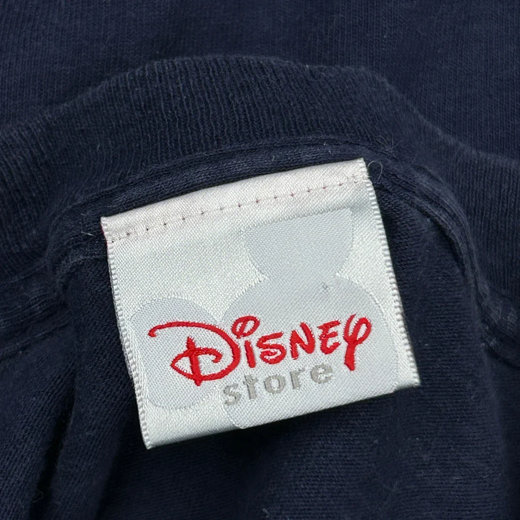 Mickey Mouse Disney Cartoon Long Sleeve T-Shirt - No Size Navy Cotton - Image 4