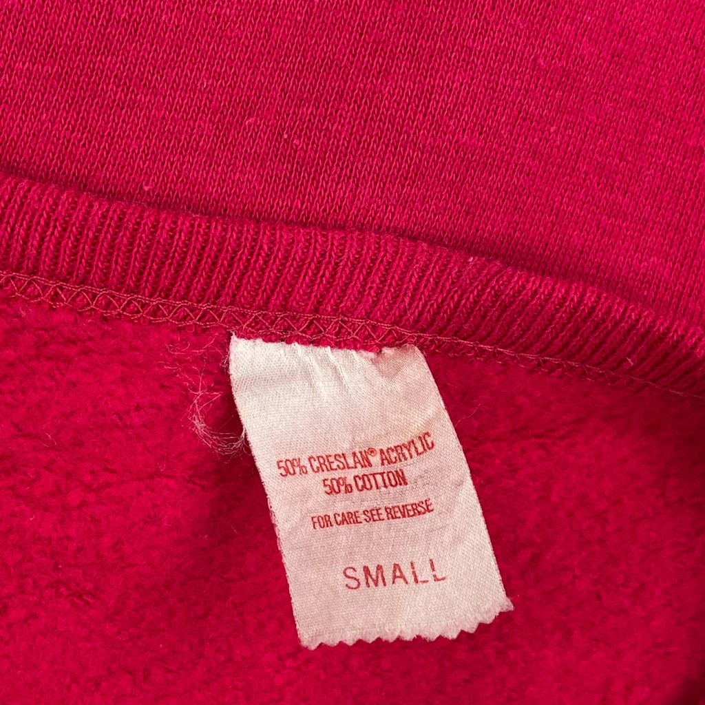 Mickey Mouse Disney Cartoon Sweater Vest - Small Red Acrylic Blend - Image 3