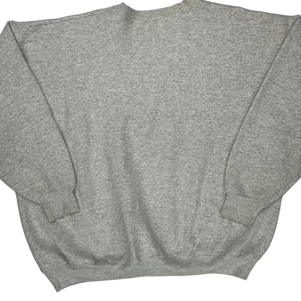 Mickey Mouse Disney Cartoon Sweatshirt - Large Gray Cotton - Image 7
