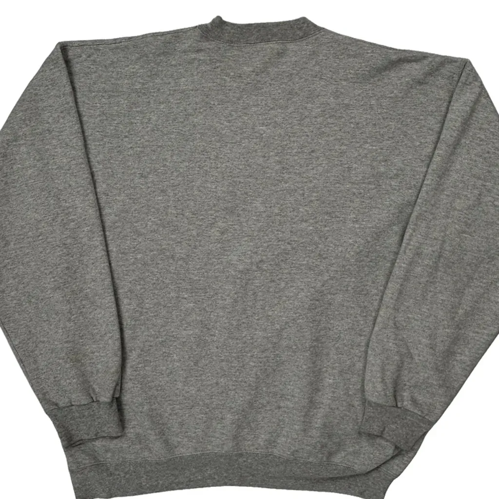Mickey Mouse Disney Cartoon Sweatshirt - Small Grey Cotton Blend - Image 6