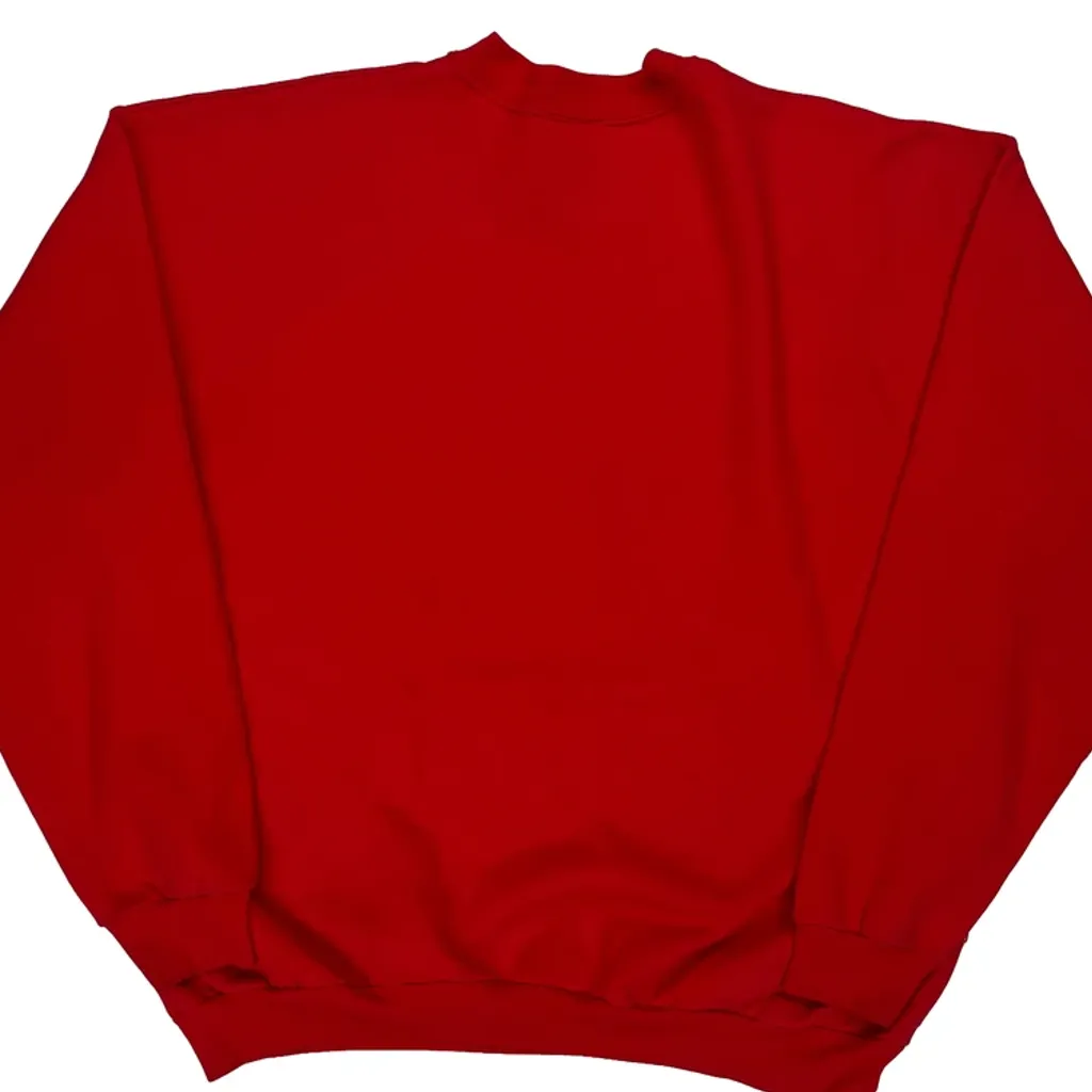 Mickey Mouse Disney Cartoon Sweatshirt - XL Red Cotton - Image 6