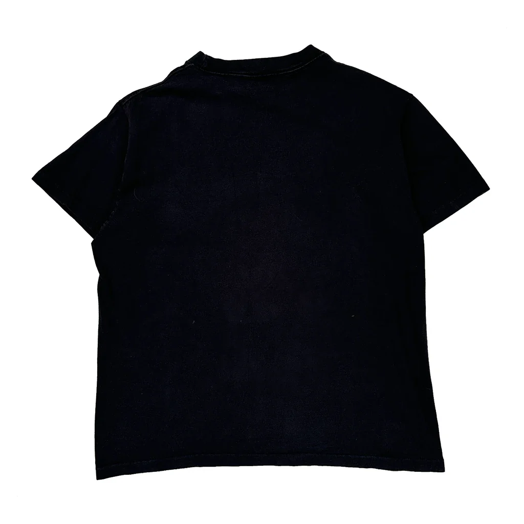 Mickey Mouse Disney Cartoon T-Shirt - XL Black Cotton - Image 2