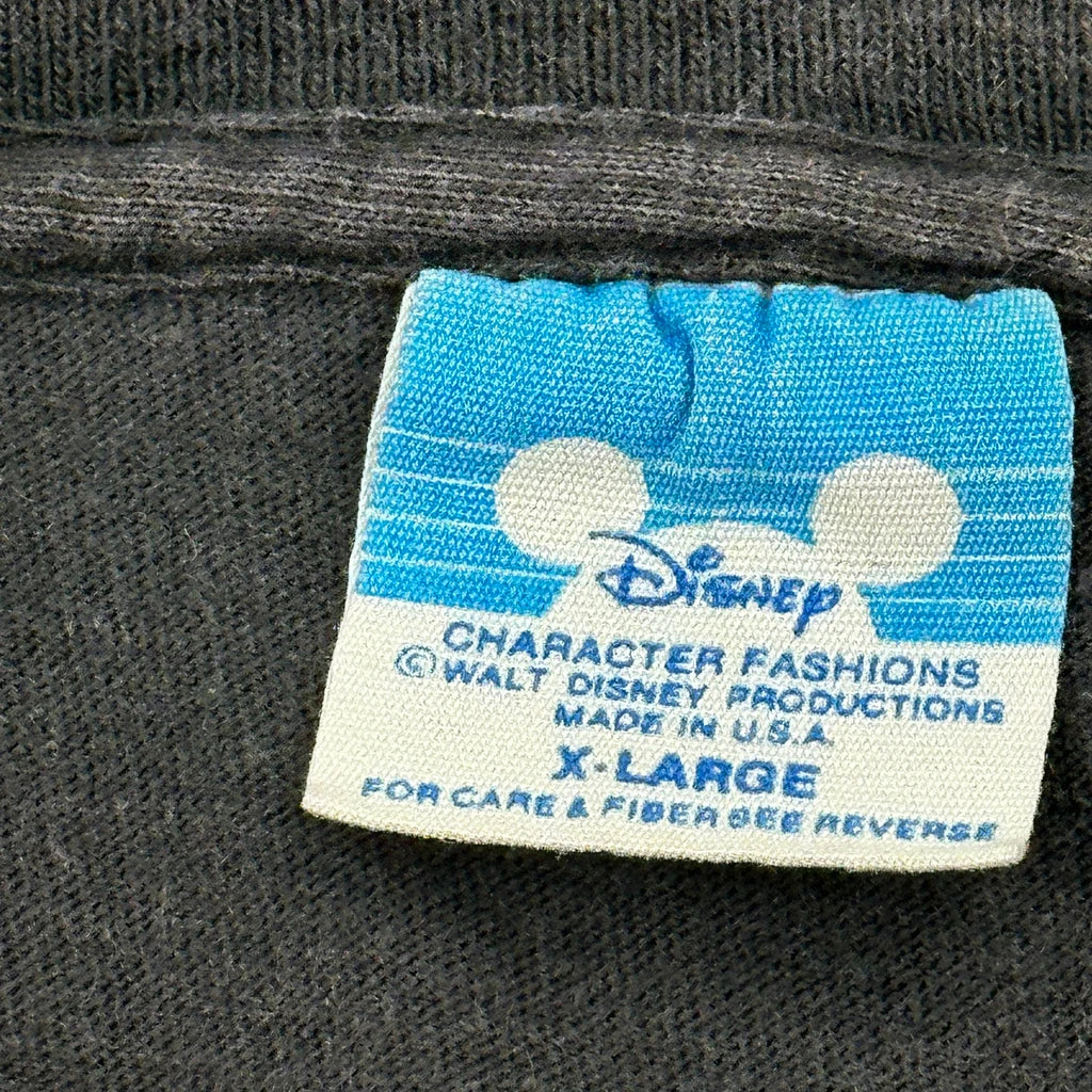 Mickey Mouse Disney Cartoon T-Shirt - XL Black Cotton - Image 3
