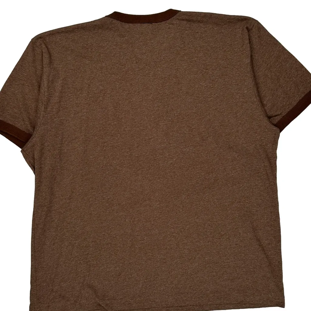 Mickey Mouse Disney Ringer T-Shirt - Medium Brown Cotton - Image 6