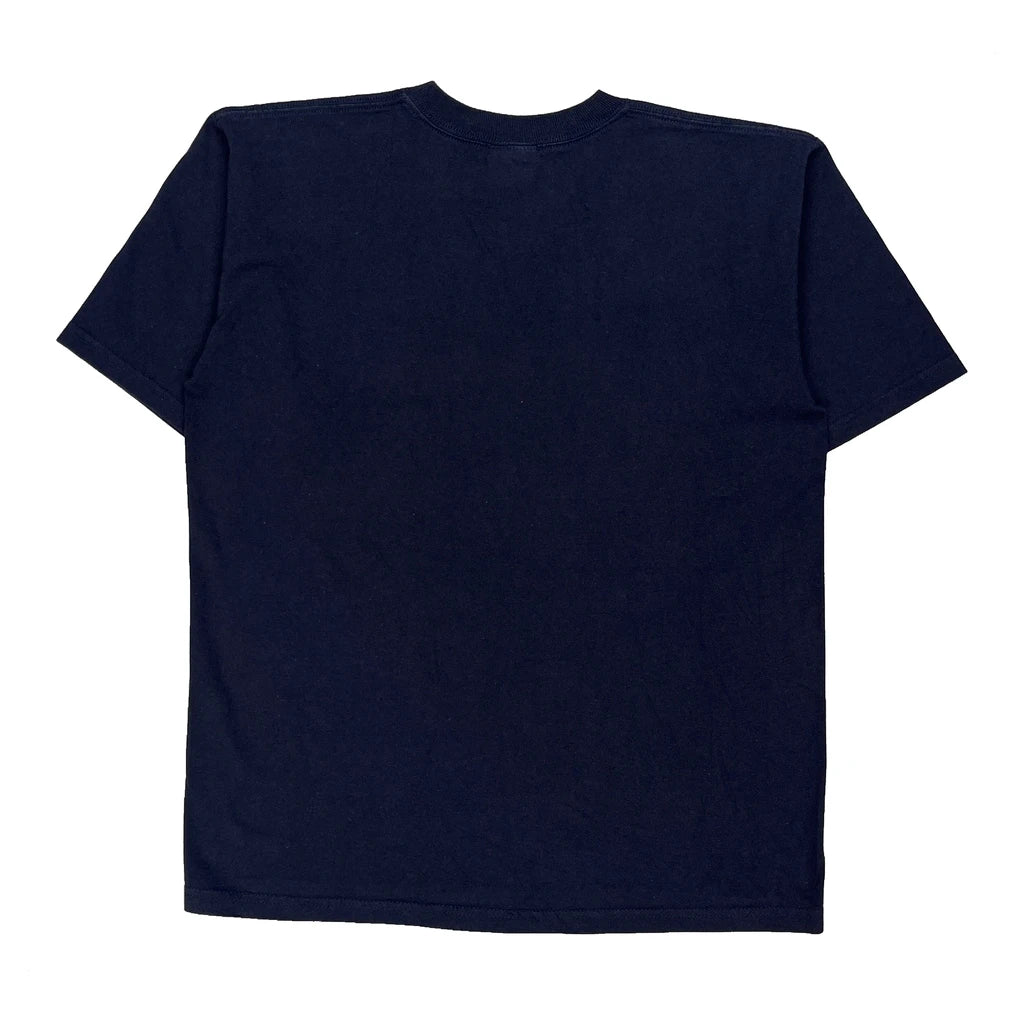 Mickey Mouse Disney Cartoon T-Shirt - Large Navy Cotton - Image 2
