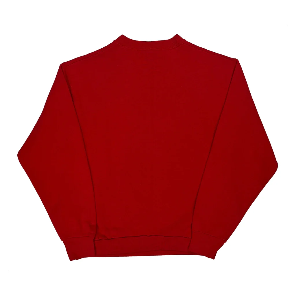 Mickey Mouse Mickey & Co. Cartoon Sweatshirt - Large Red Cotton Blend - Image 2