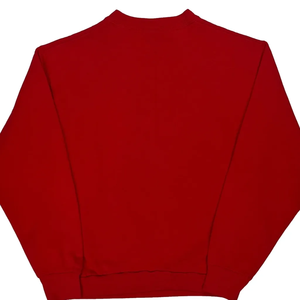 Mickey Mouse Mickey & Co. Cartoon Sweatshirt - Large Red Cotton Blend - Image 7