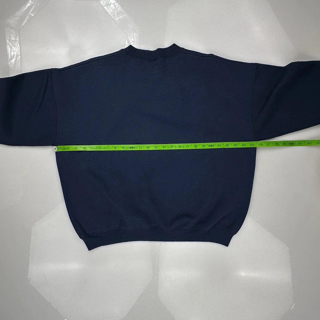 Mickey Mouse Mickey Graphic Sweatshirt - XL Navy Cotton - Image 3