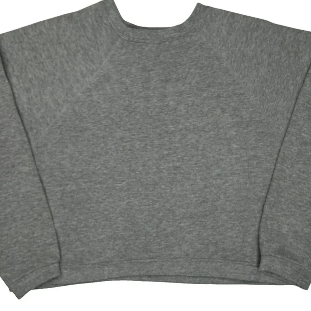 Mickey Mouse Mickey Unlimited Cropped Sweatshirt - Medium Grey Cotton - Image 7
