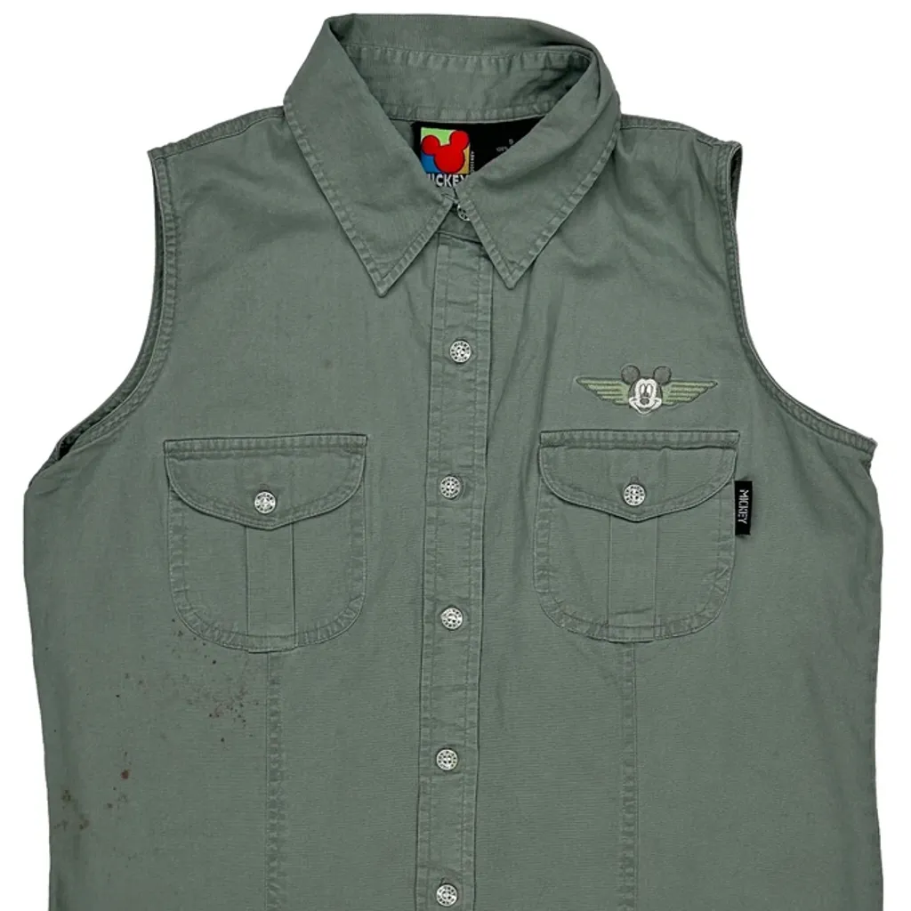 Mickey Unlimited Shirt - Small Green Cotton - Image 4