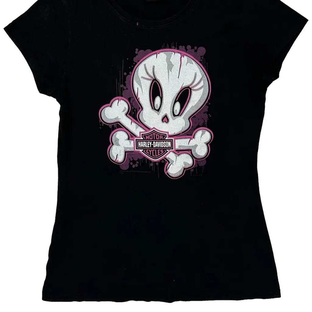 Mid-Ohio Harley Davidson Springfield Oh Harley Davidson Graphic T-Shirt - XS Black Cotton - Image 5