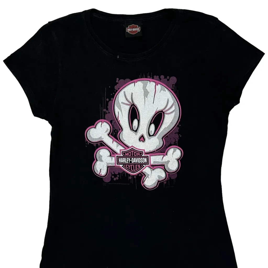 Mid-Ohio Harley Davidson Springfield Oh Harley Davidson Graphic T-Shirt - XS Black Cotton - Image 6