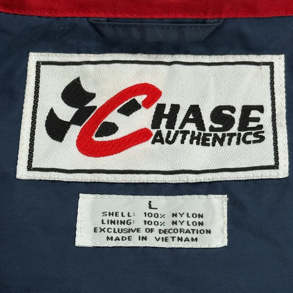 Miller Lite Racing Chase Authentics Nascar Windbreaker - Large Blue Nylon - Image 3
