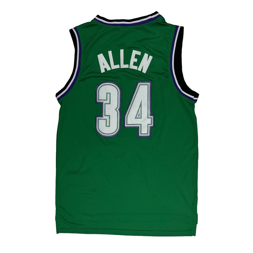 Milwaukee Bucks Mitchell & Ness Nba Jersey - Small Green Polyester - Image 2