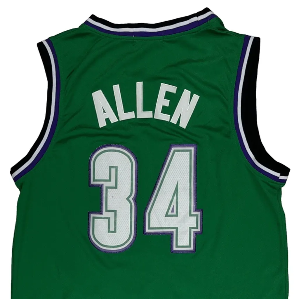Milwaukee Bucks Mitchell & Ness Nba Jersey - Small Green Polyester - Image 7