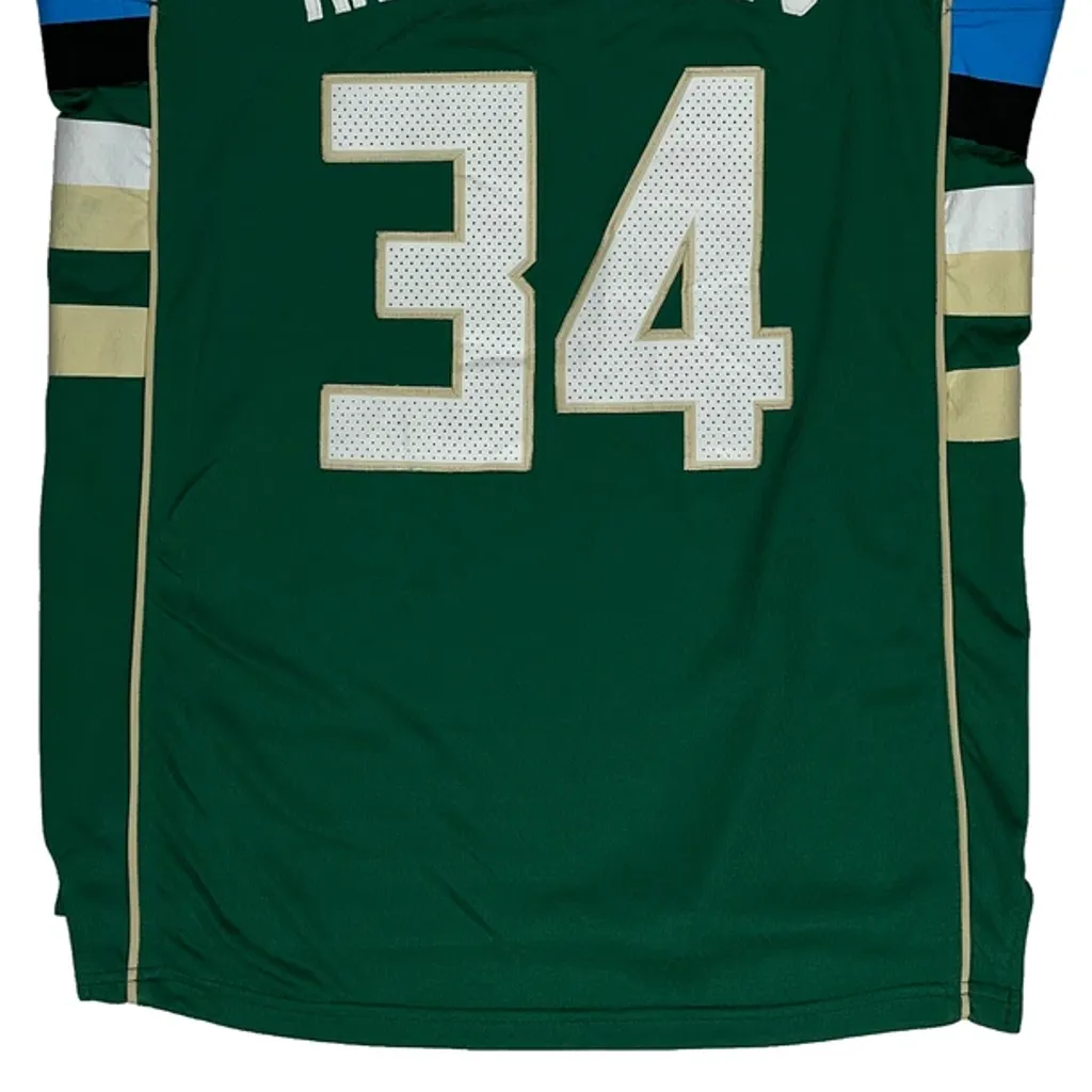 Milwaukee Bucks Nike Nba Jersey - Large Green Polyester - Image 6