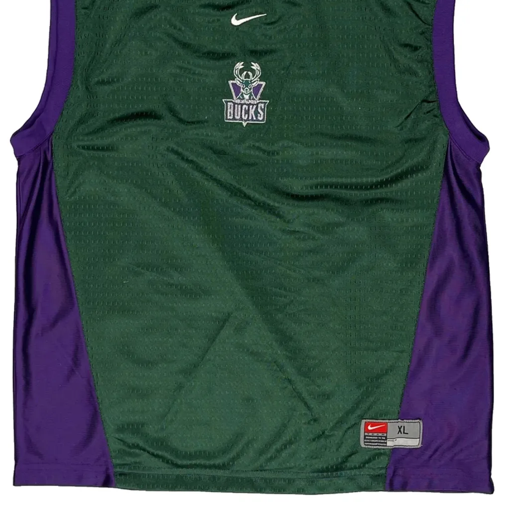 Milwaukee Bucks Nike Nba Jersey - XL Green Polyester - Image 5