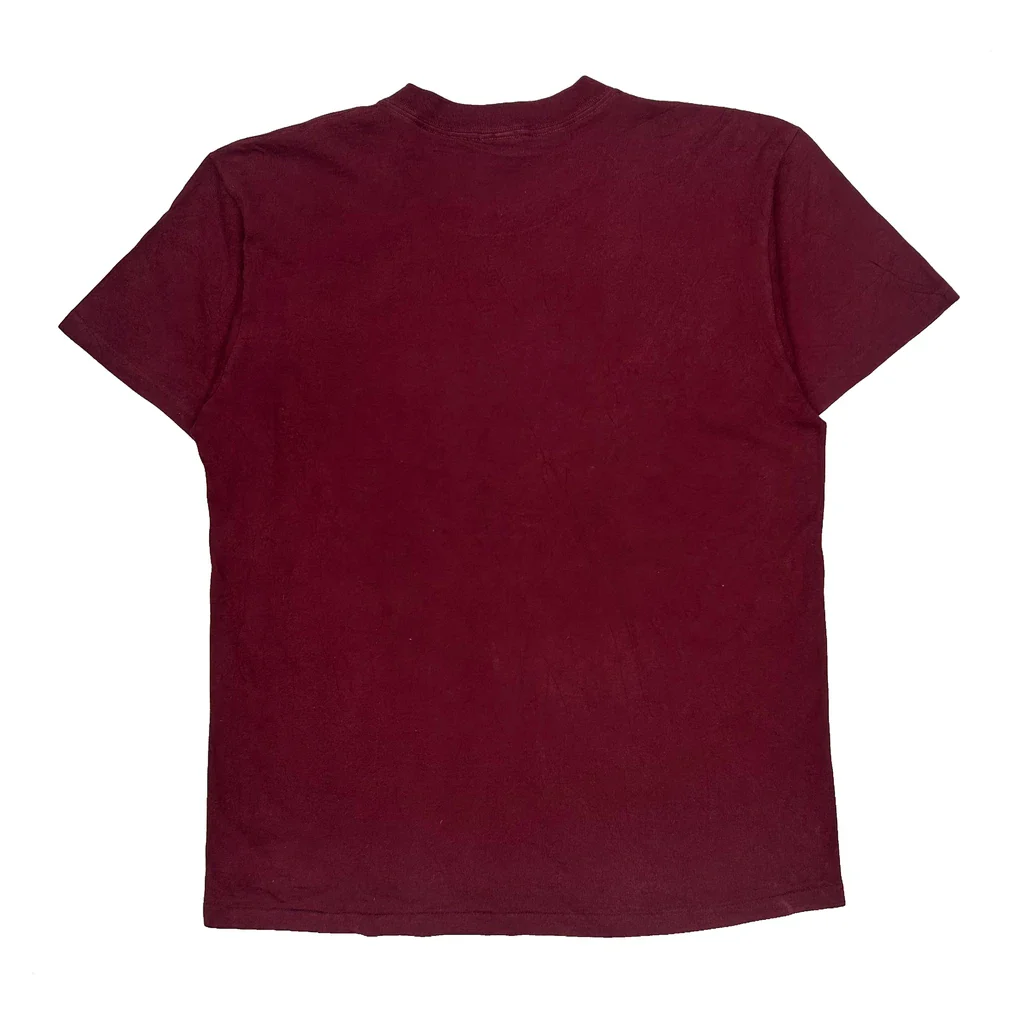 Minnesota Golden Gophers Tsi Single Stitch T-Shirt - Large Burgundy Cotton - Image 2