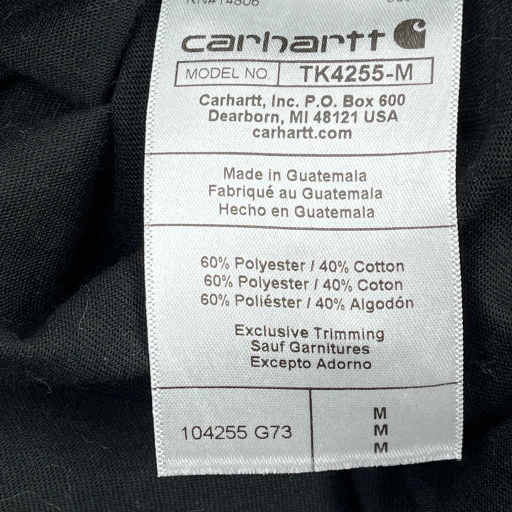 Minnesota Rusco Carhartt 1/4 Zip - Medium Black Polyester Blend - Image 4