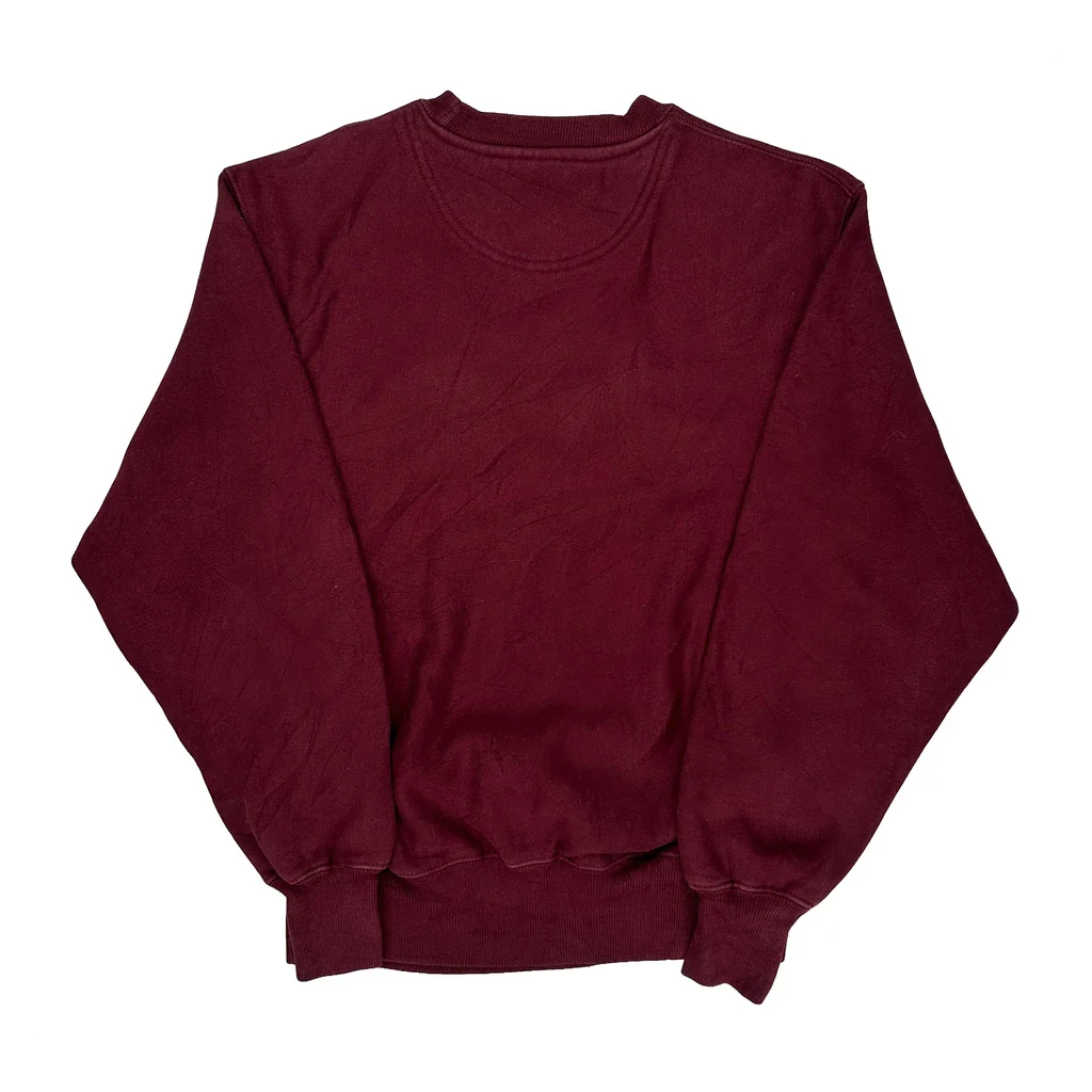 Minnesota Signature College Sweatshirt - Small Burgundy Cotton - Image 2