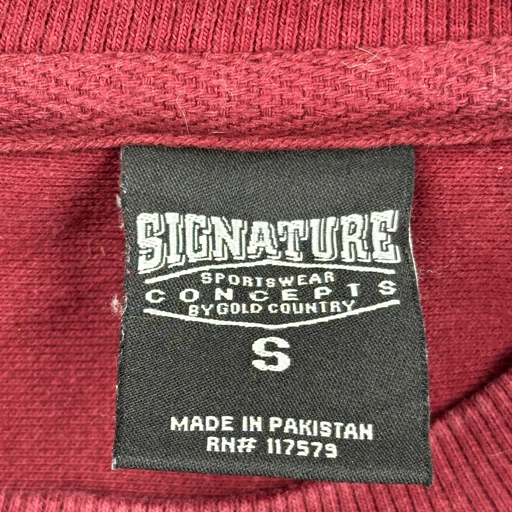 Minnesota Signature College Sweatshirt - Small Burgundy Cotton - Image 3