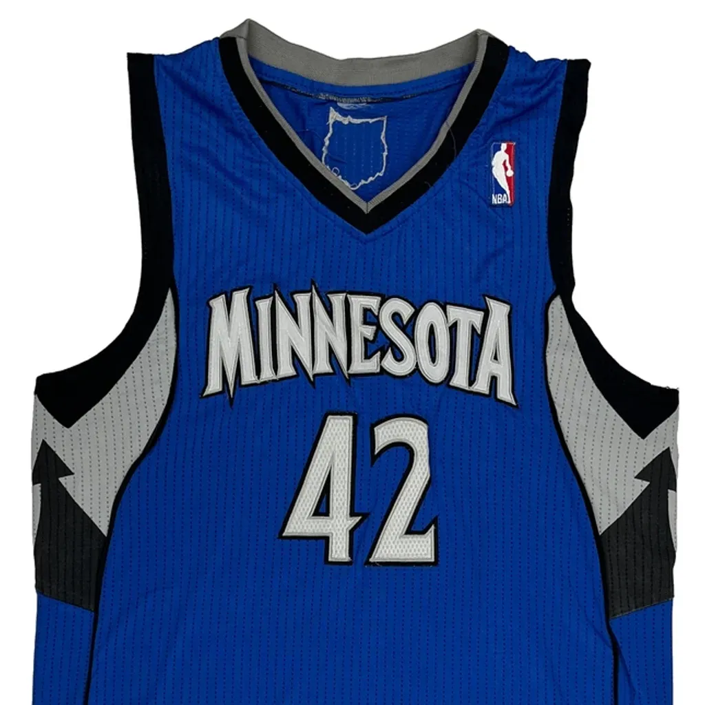 Minnesota Timberwolves Adidas Nba Jersey - 2XL Blue Polyester - Image 4