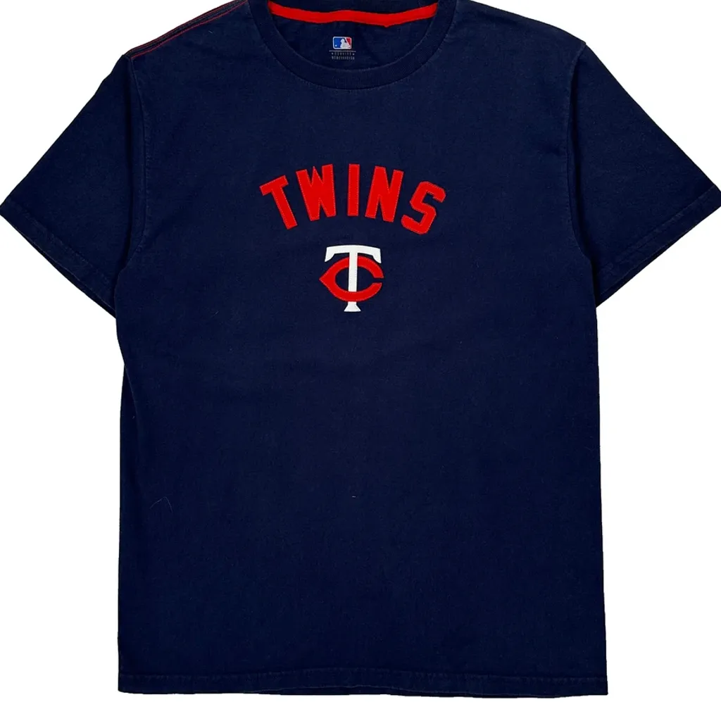 Minnesota Twins Mlb T-Shirt - Medium Navy Cotton - Image 5