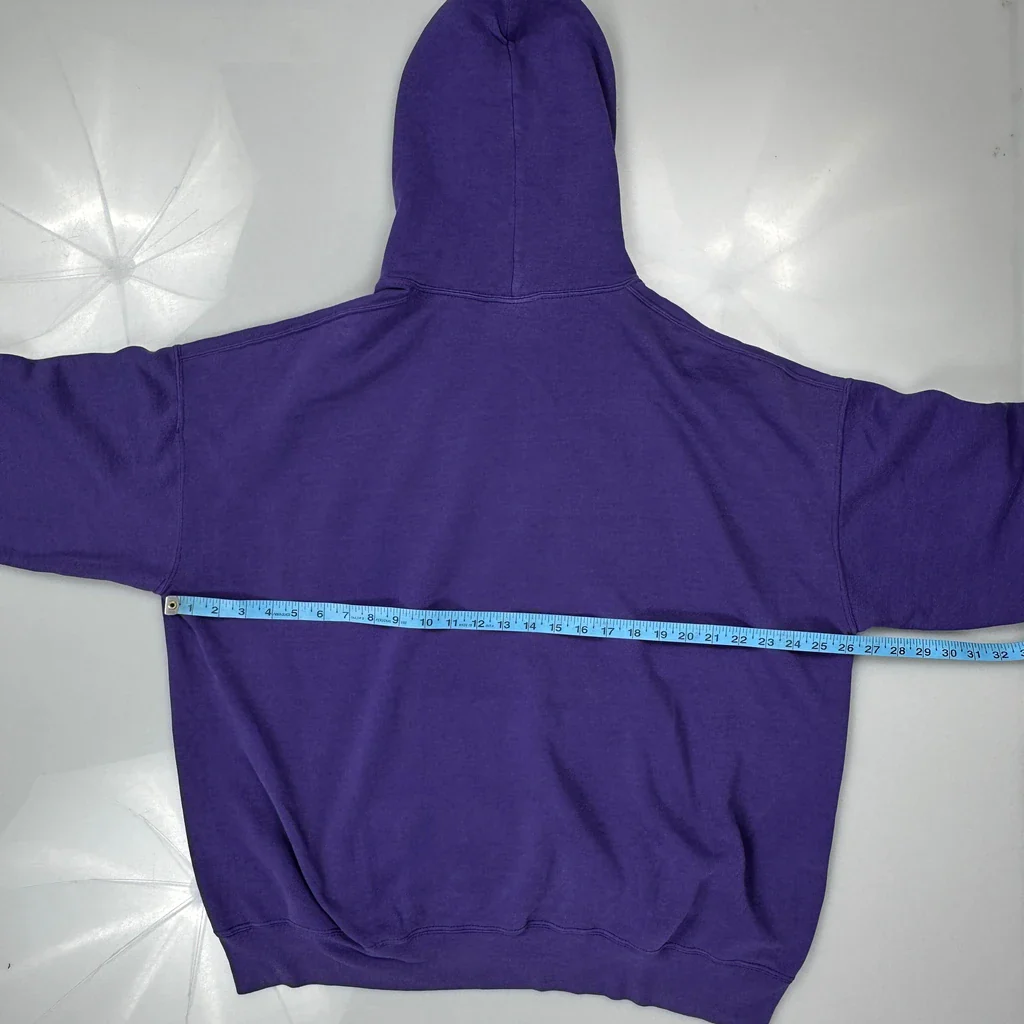 Minnesota Vikings Nfl Hoodie - XL Purple Cotton - Image 3
