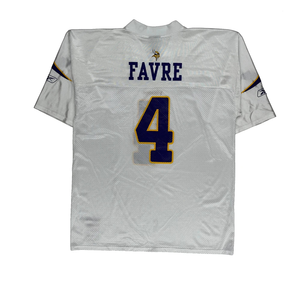 Minnesota Vikings Reebok Nfl Jersey - Large White Polyester - Image 2