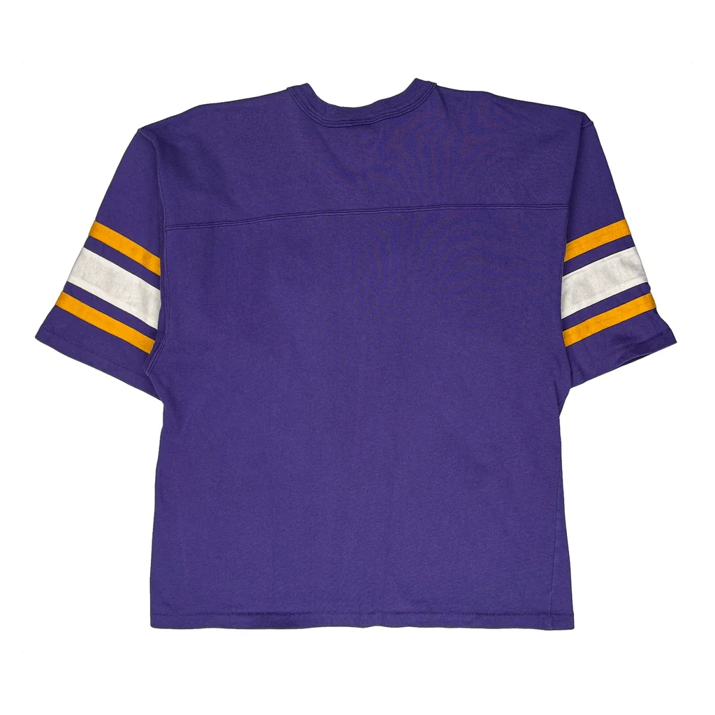 Minnesota Vikings Team Rated Single Stitch T-Shirt - Large Purple Cotton - Image 2