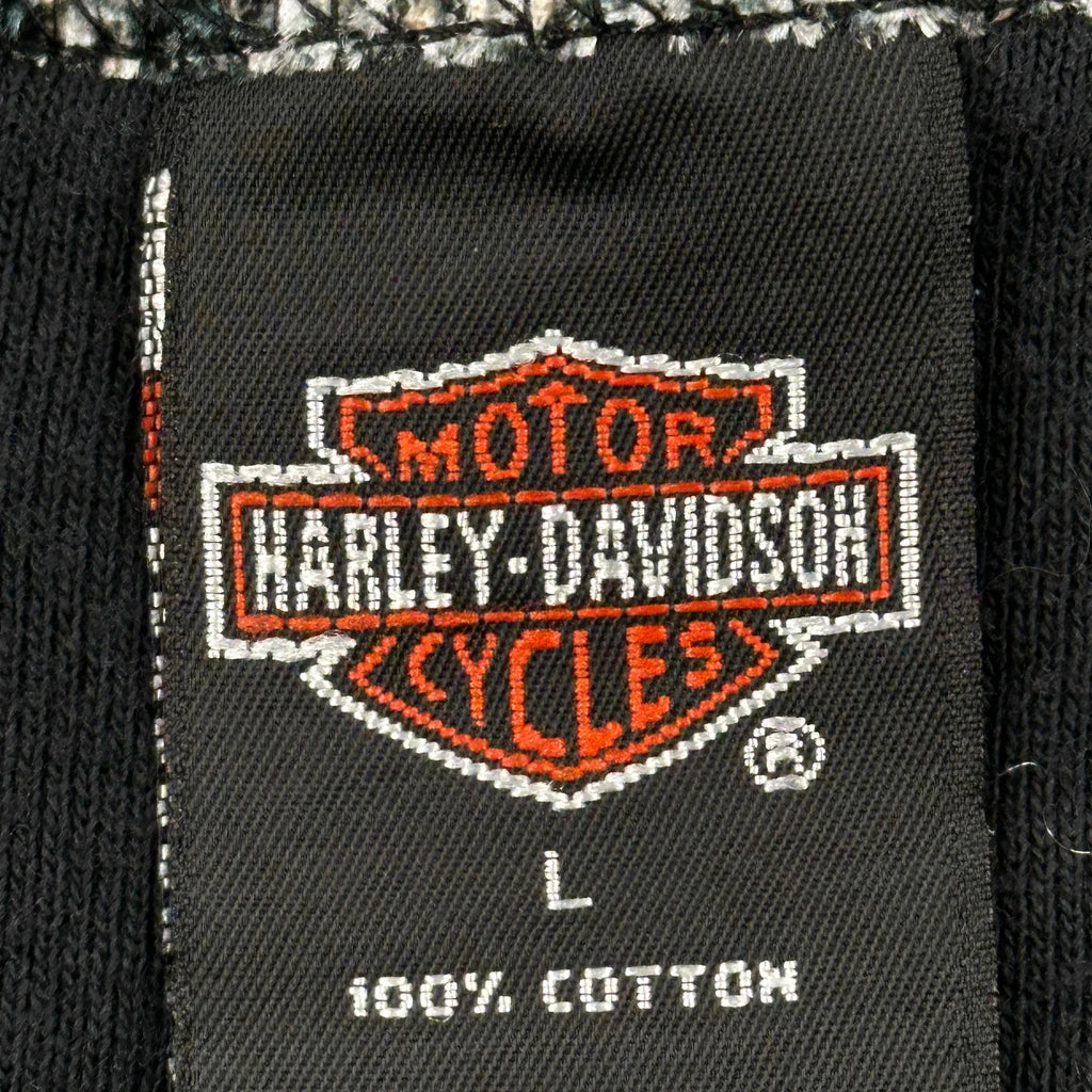 Minnig Harley Davidson Greeley, Co Harley Davidson Spellout T-Shirt - Large Black Cotton - Image 3