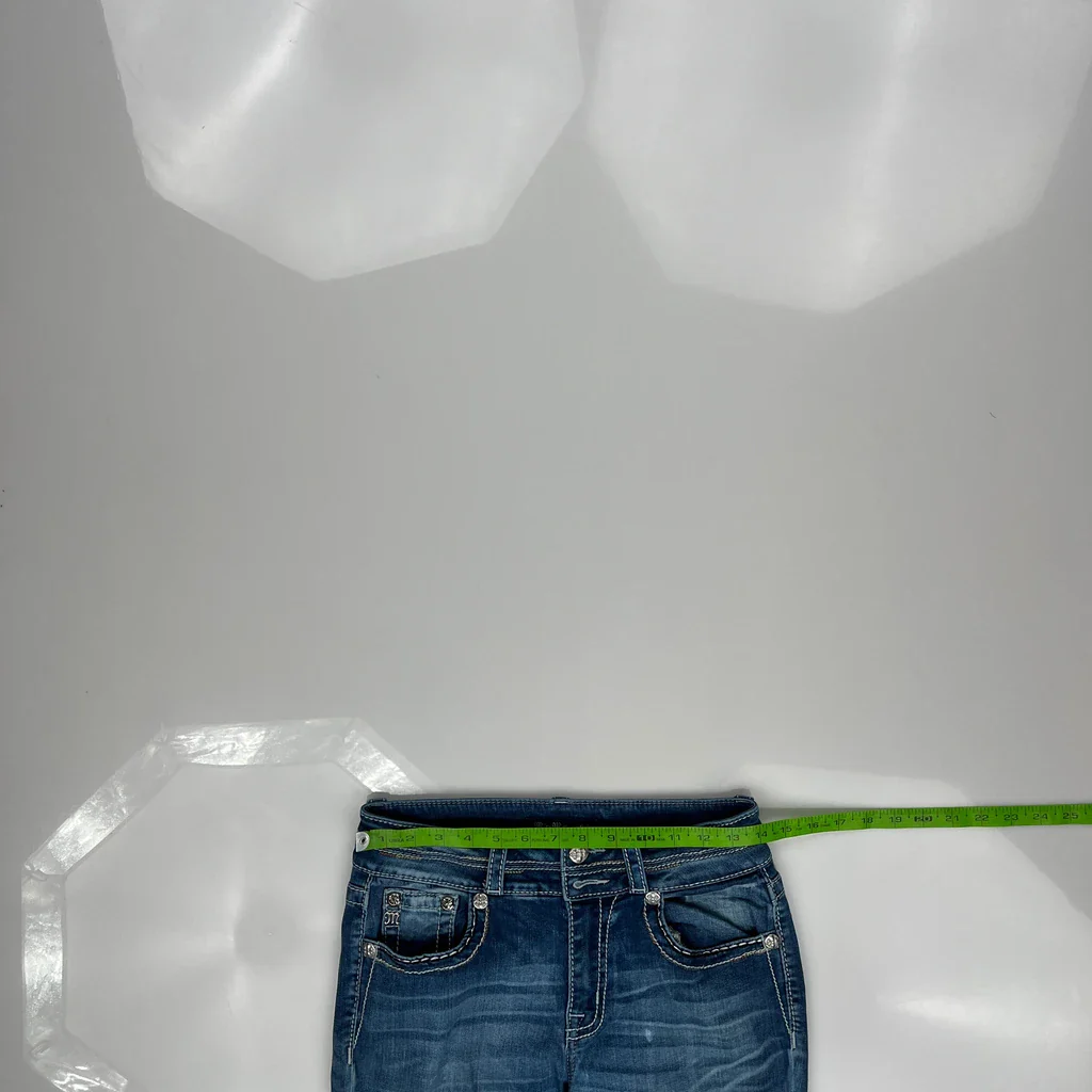 Miss Me Skinny Jeans - 28W UK 6 Blue Denim - Image 3