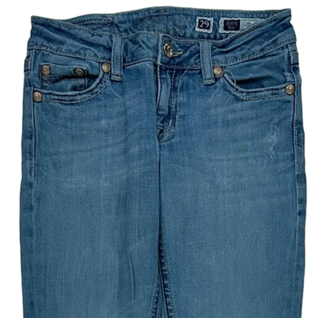 Miss Me Boot Cut Jeans - 29W UK 8 Blue Cotton - Image 11